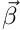 $\vec{\beta}$