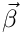 $\vec{\beta}$